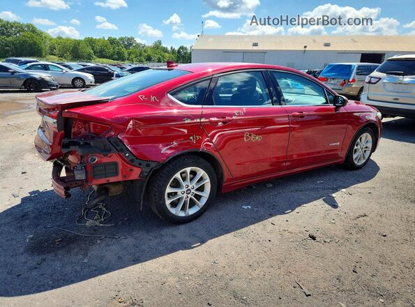 3FA6P0LU0KR210546 2019 FORD FUSION Red უკანა მარჯვენა