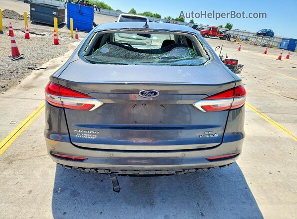 3FA6P0LU0KR261805 2019 FORD FUSION Серый Вид сзади