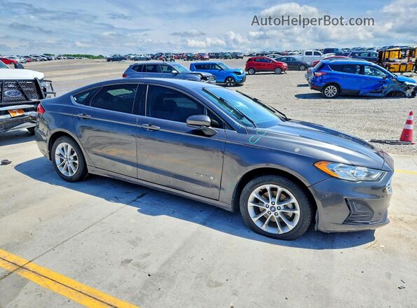 3FA6P0LU0KR261805 2019 FORD FUSION Серый Передняя правая четверть