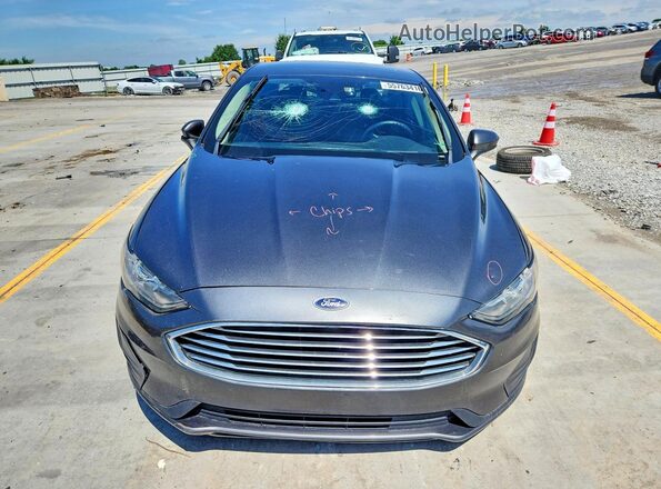 3FA6P0LU0KR261805 2019 FORD FUSION Серый Вид спереди
