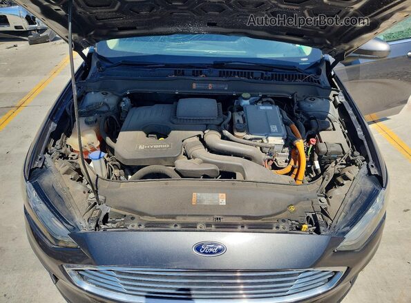 3FA6P0LU0KR261805 2019 FORD FUSION Серый Вид задней части салона