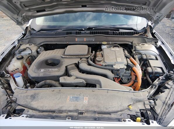 3FA6P0LU0KR274134 2019 FORD FUSION HYBRID Silver Widok z tyłu