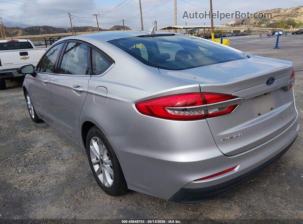 3FA6P0LU0KR274134 2019 FORD FUSION HYBRID Silver Tył lewy