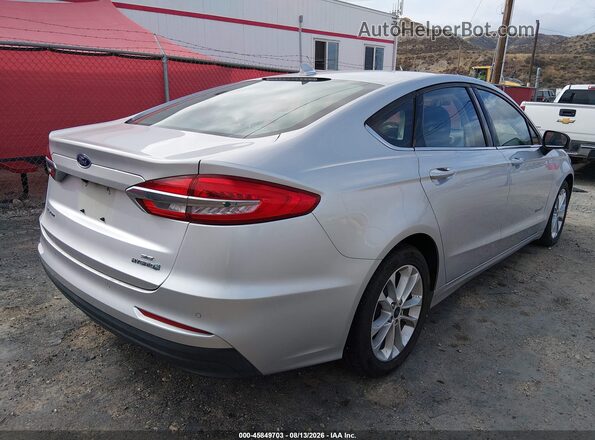 3FA6P0LU0KR274134 2019 FORD FUSION HYBRID Silver Tył prawy