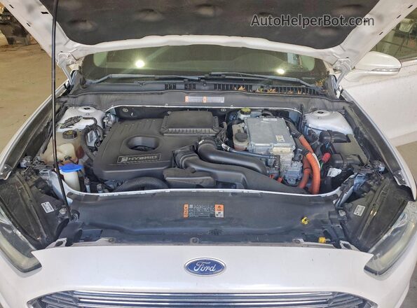 3FA6P0LU1GR288342 2016 FORD FUSION Белый Вид задней части салона