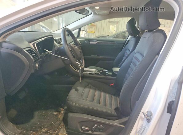 3FA6P0LU1GR288342 2016 FORD FUSION Белый Вид салона спереди