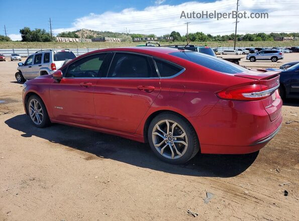 3FA6P0LU1HR234671 2017 FORD FUSION Red Tył lewy
