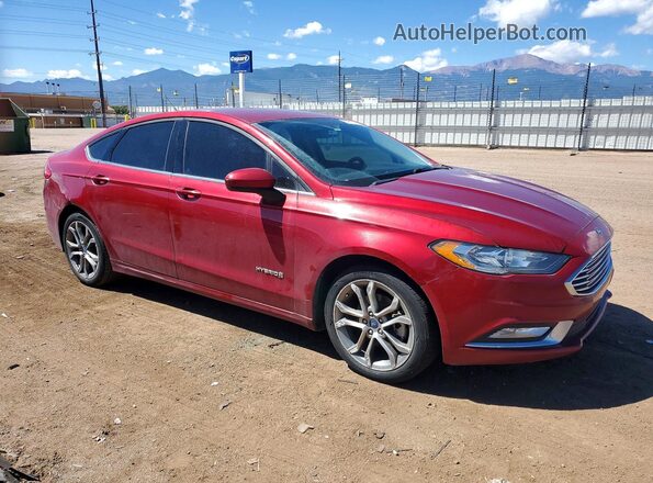 3FA6P0LU1HR234671 2017 FORD FUSION Red Przód prawy