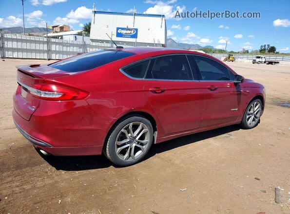 3FA6P0LU1HR234671 2017 FORD FUSION Red Tył prawy