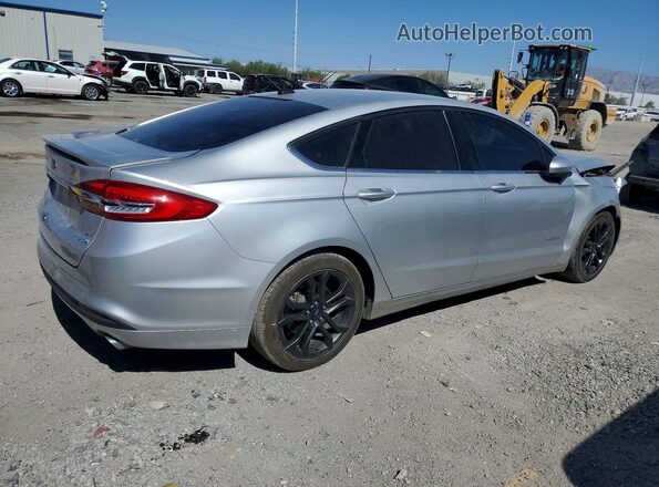 3FA6P0LU2JR246298 2018 FORD FUSION Silver Задня права чверть