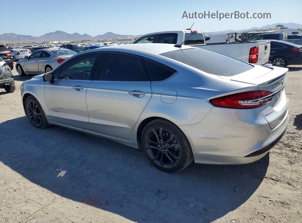 3FA6P0LU2JR246298 2018 FORD FUSION Silver Задня ліва чверть