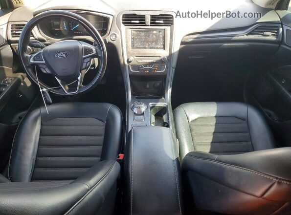 3FA6P0LU2JR246298 2018 FORD FUSION Silver Вид панелі приладів