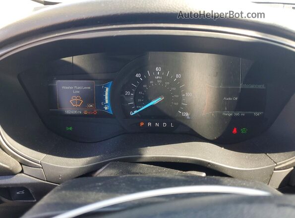 3FA6P0LU2JR246298 2018 FORD FUSION Silver Вид щитка приладів