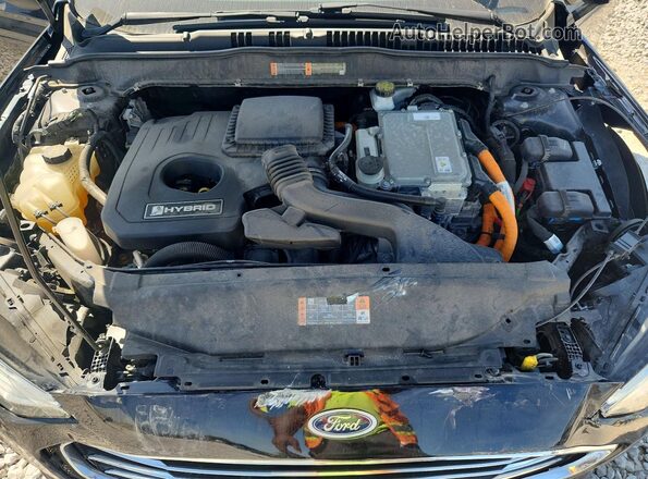 3FA6P0LU2LR176384 2020 FORD FUSION Black უკანა სალონის ხედი