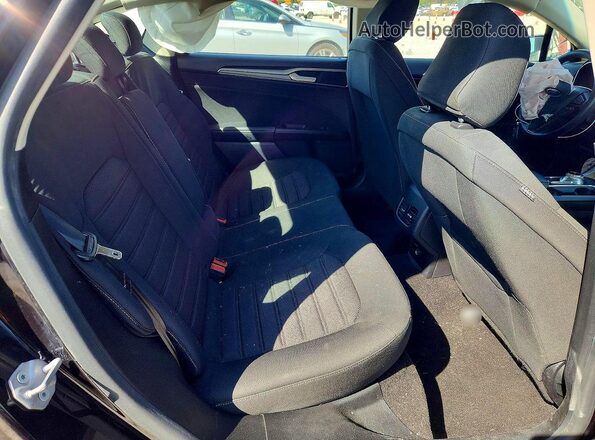 3FA6P0LU2LR176384 2020 FORD FUSION Black უკანა სავარძლების ხედი
