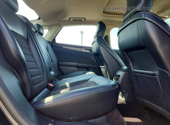 3FA6P0LU3HR181228 2017 FORD FUSION Серый Вид задних сидений