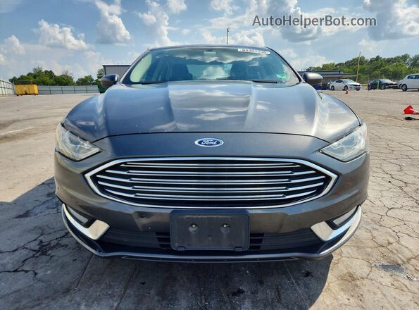 3FA6P0LU3HR181228 2017 FORD FUSION Серый Вид спереди