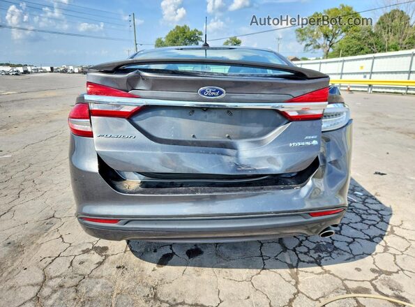 3FA6P0LU3HR181228 2017 FORD FUSION Серый Вид сзади
