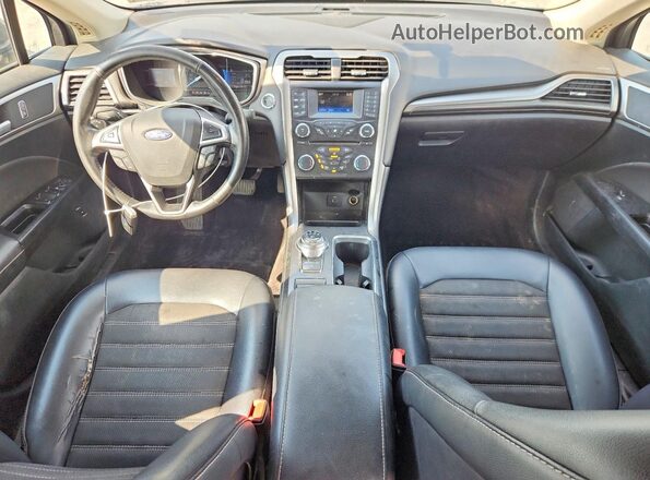 3FA6P0LU3HR181228 2017 FORD FUSION Серый Вид панели приборов