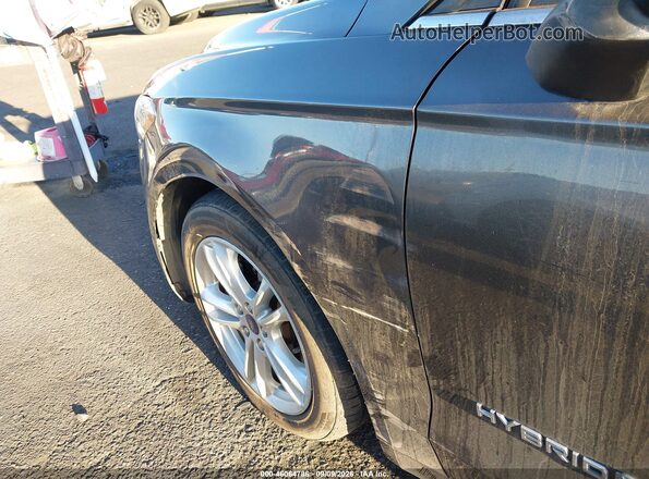 3FA6P0LU3JR285353 2018 FORD FUSION HYBRID Серый Вид щитка приборов