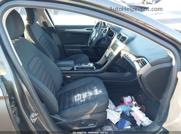3FA6P0LU3JR285353 2018 FORD FUSION HYBRID Серый Вид салона спереди