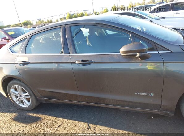 3FA6P0LU3JR285353 2018 FORD FUSION HYBRID Серый Панорамный вид салона 360°