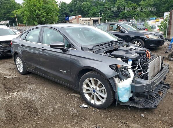 3FA6P0LU3KR241421 2019 FORD FUSION Gray Delantero derecho