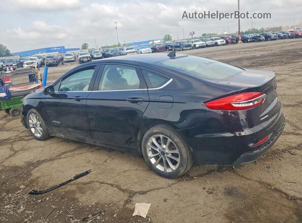 3FA6P0LU4KR131008 2019 FORD FUSION Black უკანა მარცხენა
