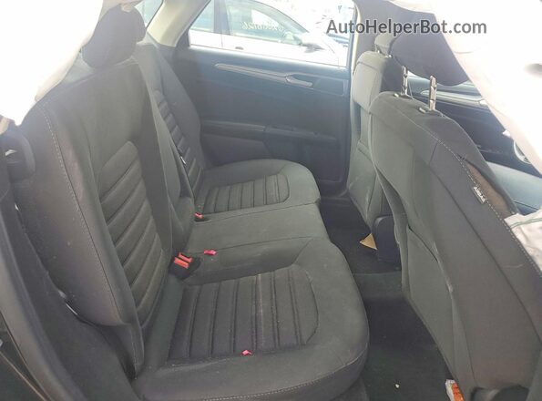 3FA6P0LU4KR131008 2019 FORD FUSION Black უკანა სავარძლების ხედი