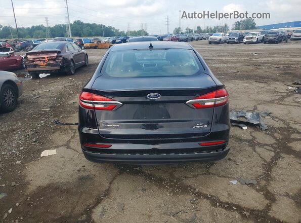 3FA6P0LU4KR131008 2019 FORD FUSION Black უკანა ხედი