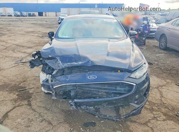 3FA6P0LU4KR131008 2019 FORD FUSION Black წინა ხედი