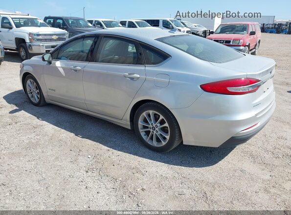 3FA6P0LU4KR190835 2019 FORD FUSION HYBRID Silver Tył lewy