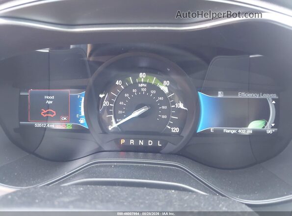 3FA6P0LU4KR190835 2019 FORD FUSION HYBRID Silver Widok tylnych siedzeń