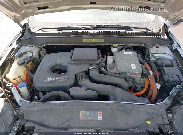 3FA6P0LU4KR190835 2019 FORD FUSION HYBRID Silver Widok z tyłu