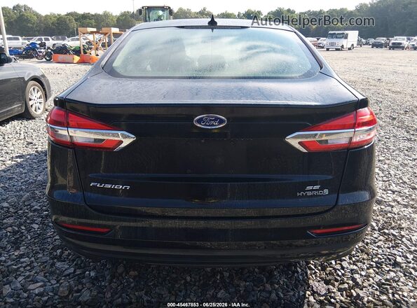 3FA6P0LU4KR258728 2019 FORD FUSION HYBRID Black 