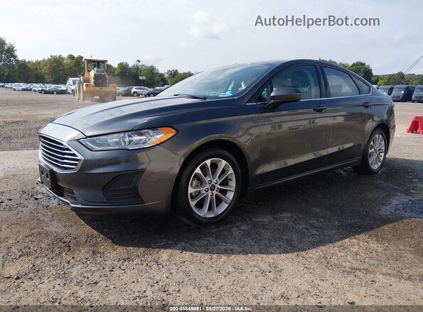 3FA6P0LU4LR224970 2020 FORD FUSION Gray Vista tres cuartos delantera izquierda