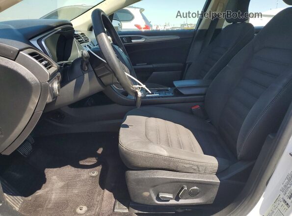 3FA6P0LU5HR238268 2017 FORD FUSION White Вид салону спереду