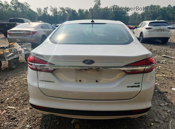 3FA6P0LU5JR172892 2018 FORD FUSION White Vista trasera