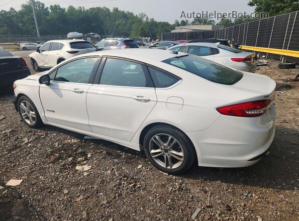 3FA6P0LU5JR172892 2018 FORD FUSION White Trasero izquierdo