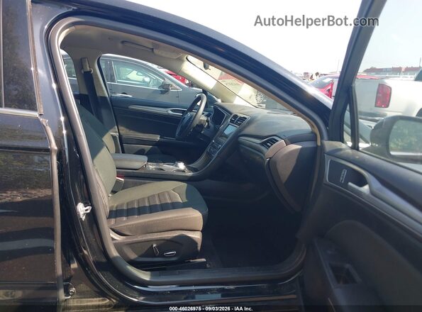 3FA6P0LU5JR231150 2018 FORD FUSION HYBRID Black Front interior view