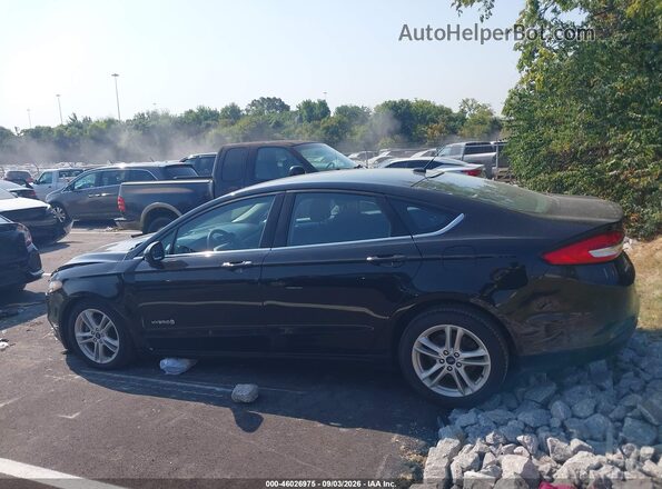 3FA6P0LU5JR231150 2018 FORD FUSION HYBRID Black 360 interior view
