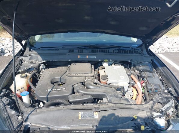 3FA6P0LU5JR231150 2018 FORD FUSION HYBRID Black Rear view