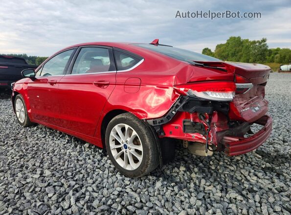 3FA6P0LU5LR163323 2020 FORD FUSION Red Задня ліва чверть