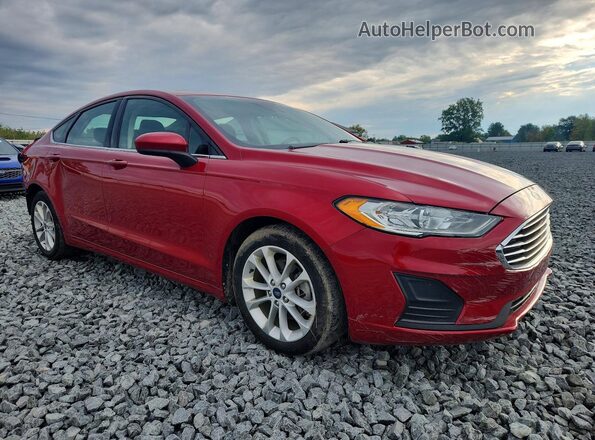 3FA6P0LU5LR163323 2020 FORD FUSION Red Передня права чверть