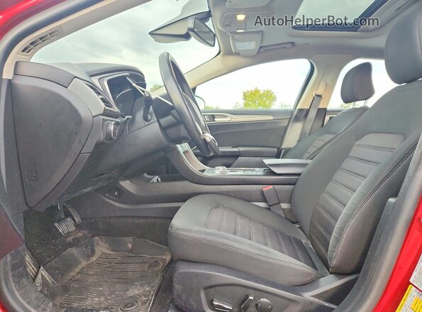 3FA6P0LU5LR163323 2020 FORD FUSION Red Вид салону спереду