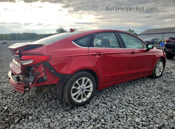3FA6P0LU5LR163323 2020 FORD FUSION Red Задня права чверть