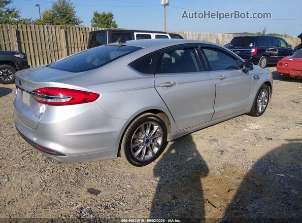 3FA6P0LU6HR336578 2017 FORD FUSION HYBRID Silver Trasero derecho