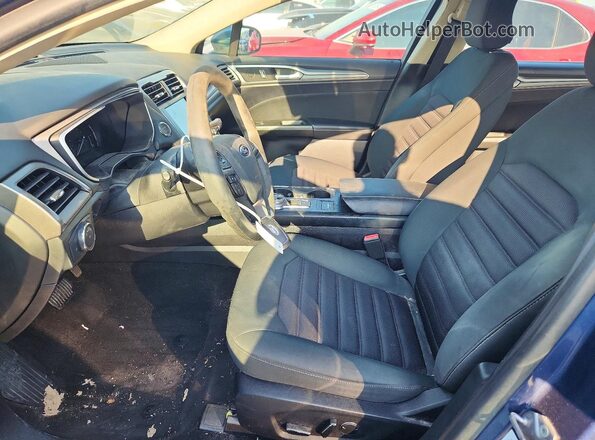3FA6P0LU6KR208431 2019 FORD FUSION Blue წინა სალონის ხედი