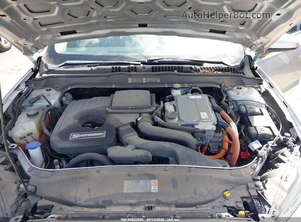 3FA6P0LU6KR258214 2019 FORD FUSION HYBRID Серебряный Вид сзади