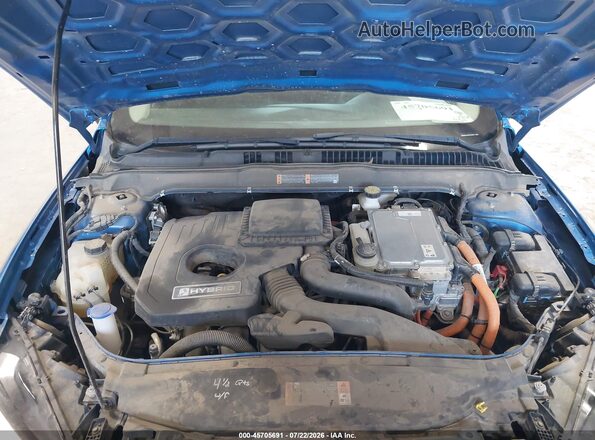 3FA6P0LU6LR224288 2020 FORD FUSION Blue Հետևի տեսք